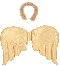 Meri Meri Udklædning - Gold Quilted Angel Wings