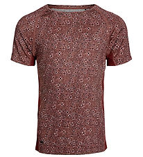 Rethinkit T-shirt - Carla - Rose Brown Flowers