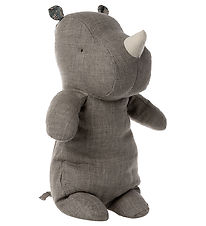 Maileg Bamse - Safari Friends - Nsehorn - Medium - Dark Grey