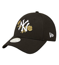 New Era Kasket - 9Forty - Women - Sort m. Hvid/Guld