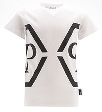 Philipp Plein T-Shirt - Maxi - Hvid m. Sort