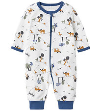 Name It Natdragt - Noos - NbmNightsuit - Forest/Bright White