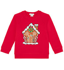 Stella McCartney Kids Sweatshirt - Rød m. Honningkagehus