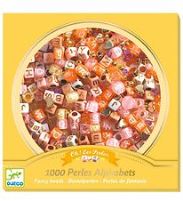 Djeco Perler - 1000 Stk. - Alfabet - Guld