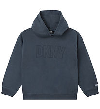DKNY Hættetrøje - Navy m. Print