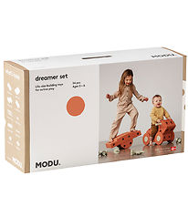 MODU Dreamer Sæt - 34 Dele - 70x40x20 cm - Burnt Orange/Dusty Gr