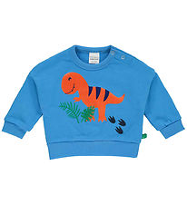 Freds World Sweatshirt - Dinosaur - Happy Blue