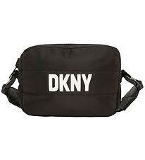 DKNY Skuldertaske - Vendbar - Sort m. Hvid/Slv