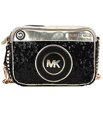 Michael Kors Skuldertaske - Sort m. Pailletter/Guld