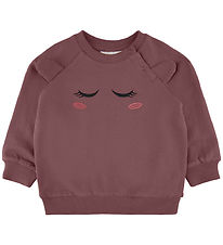 The New Siblings Sweatshirt - TnsHenny - Rose Brown m. Broderi