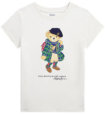 Polo Ralph Lauren T-shirt - Hvid m. Bamse