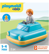 Playmobil 1.2.3. - Push & Go Bil - 2 dele - 71323