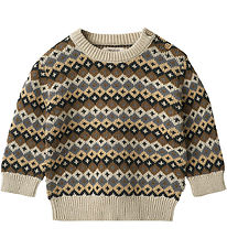 Wheat Bluse - Strik - Elias - Multi Blue