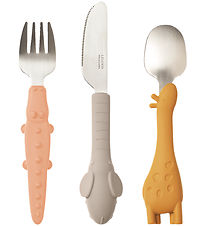 Liewood Brnebestik - Tove Cutlery Set - Tuscany Rose Mix