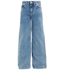 Calvin Klein Jeans - High Rise Wide Leg - Mid Blue Rigid