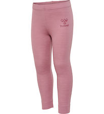 Hummel Leggings - Uld - hmlWolly - Nostalgia Rose