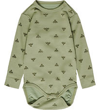 Hummel Body l/ - Uld - hmlBambo - Oil Green