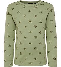 Hummel Bluse - Uld - hmlVilmo - Oil Green