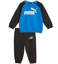 Puma Sweatsæt - Racing Blue/Sort