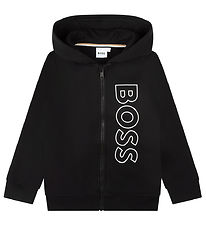 BOSS Cardigan - Sort m. Hvid