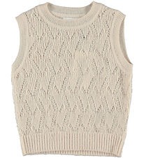 Molo Vest - Uld/Polyester - Greta - Pearled Ivory