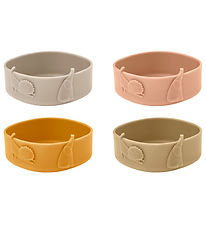 Liewood Skåle - Silikone - Emily - 4-pak - Tuscany Rose Multi