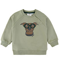 The New Siblings Sweatshirt - TnsHany - Seagrass m. Hund