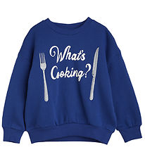 Mini Rodini Sweatshirt - What's Cooking - Blå