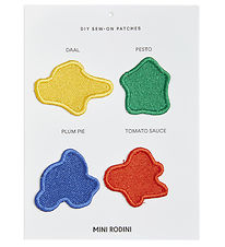 Mini Rodini Sew-On Patches - 4 stk - Stains - Multi