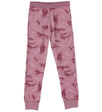 Joha Leggings - Uld/Bambus - Rose Aop