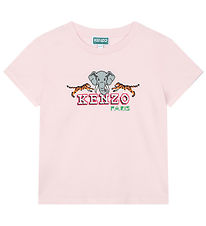 Kenzo T-shirt - Rosa m. Print