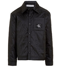Calvin Klein Jakke - Sort m. Logoer