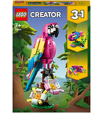 LEGO® Creator - Eksotisk Pink Papegøje 31144 - 3-i-1 - 253 Dele