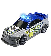 Dickie Toys Bil - Police Car - Lys/Lyd