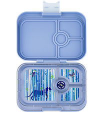 Yumbox Madkasse m. 4 Rum - Bento Panino - Hazy Blue/Panther