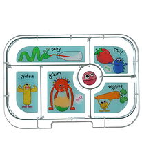 Yumbox Indsatsbakke m. 6 Rum - Original - Funny Monsters