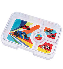 Yumbox Indsatsbakke m. 4 Rum - Tapas - Race Cars