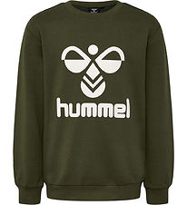 Hummel Sweatshirt - hmlDos - Olive Night