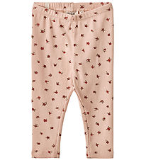 Wheat Leggings - Rib - Jules - Pink Sand Flowers