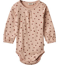 Wheat Body l/ - Rib - Elmine - Pink Sand Flowers