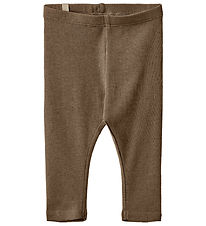 Wheat Leggings - Rib - Maddy - Grey Brown