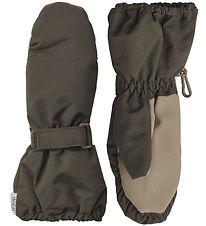 Wheat Luffer - Mittens Tech - Dry Black