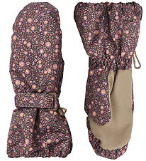 Wheat Luffer - Mittens Tech - Eggplant Buttercups
