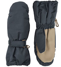 Wheat Luffer - Mittens Tech - Dark Blue