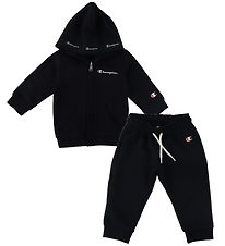 Champion Sweatst - Cardigan/Sweatpants - Sort/Sort