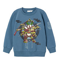 Name It Sweatshirt - NmmAdam Ninja Turtles - Bluefin