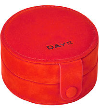 DAY ET Smykkeskrin - Jewelry Round - Velour - Tangerine Tango