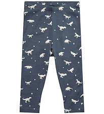 Petit by Sofie Schnoor Leggings - Rib - Navy m. Dinoer