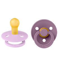 BIBS Colour Sutter - 2-pak - Str. 1 - Rund - Violet Sky/Mauve