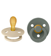 BIBS Colour Sutter - 2-pak - Str. 2 - Symmetrisk - Vanilla/Pine